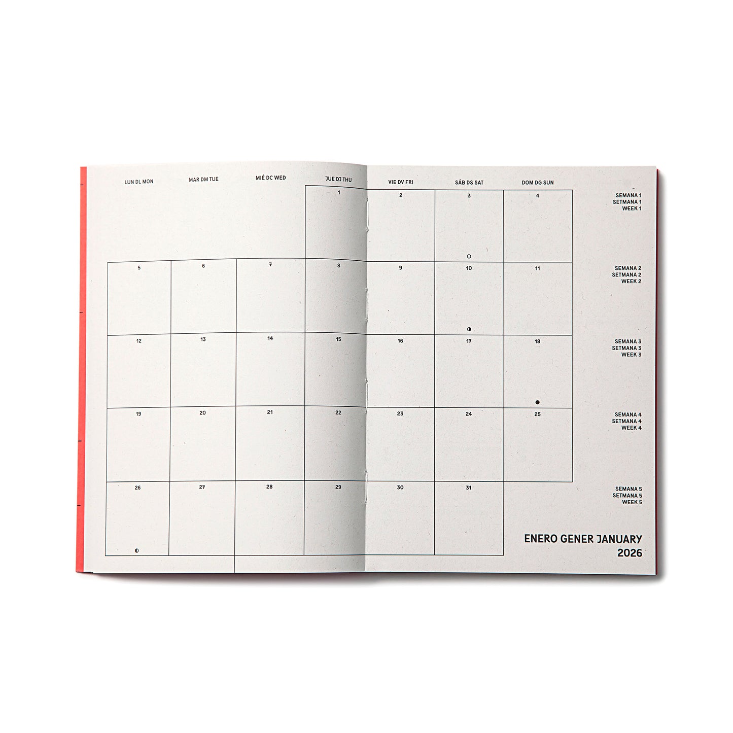 AGENDA SEMANAL 2026