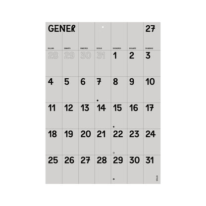 CALENDARIO PARED 2027