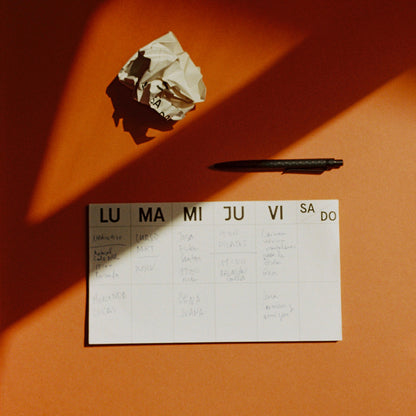 PLANNER SEMANAL ATEMPORAL