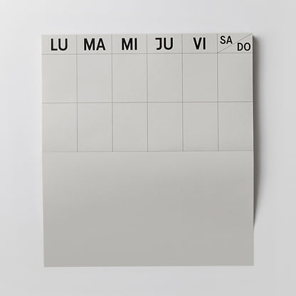 PLANNER SEMANAL ATEMPORAL